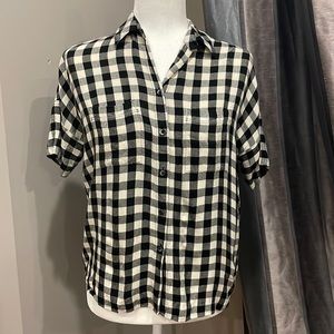 Madewell Black Buffalo Plaid Button Up